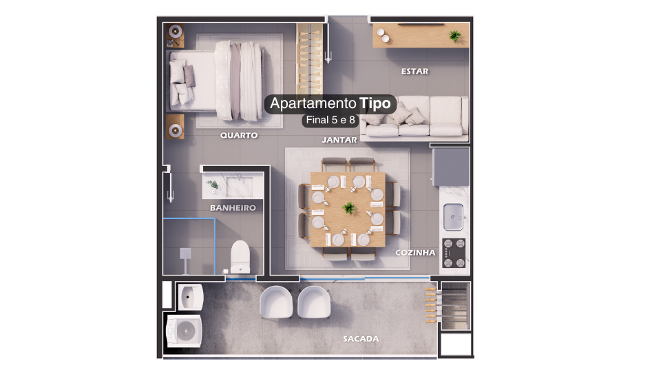 Apartamento Tipo F5/8